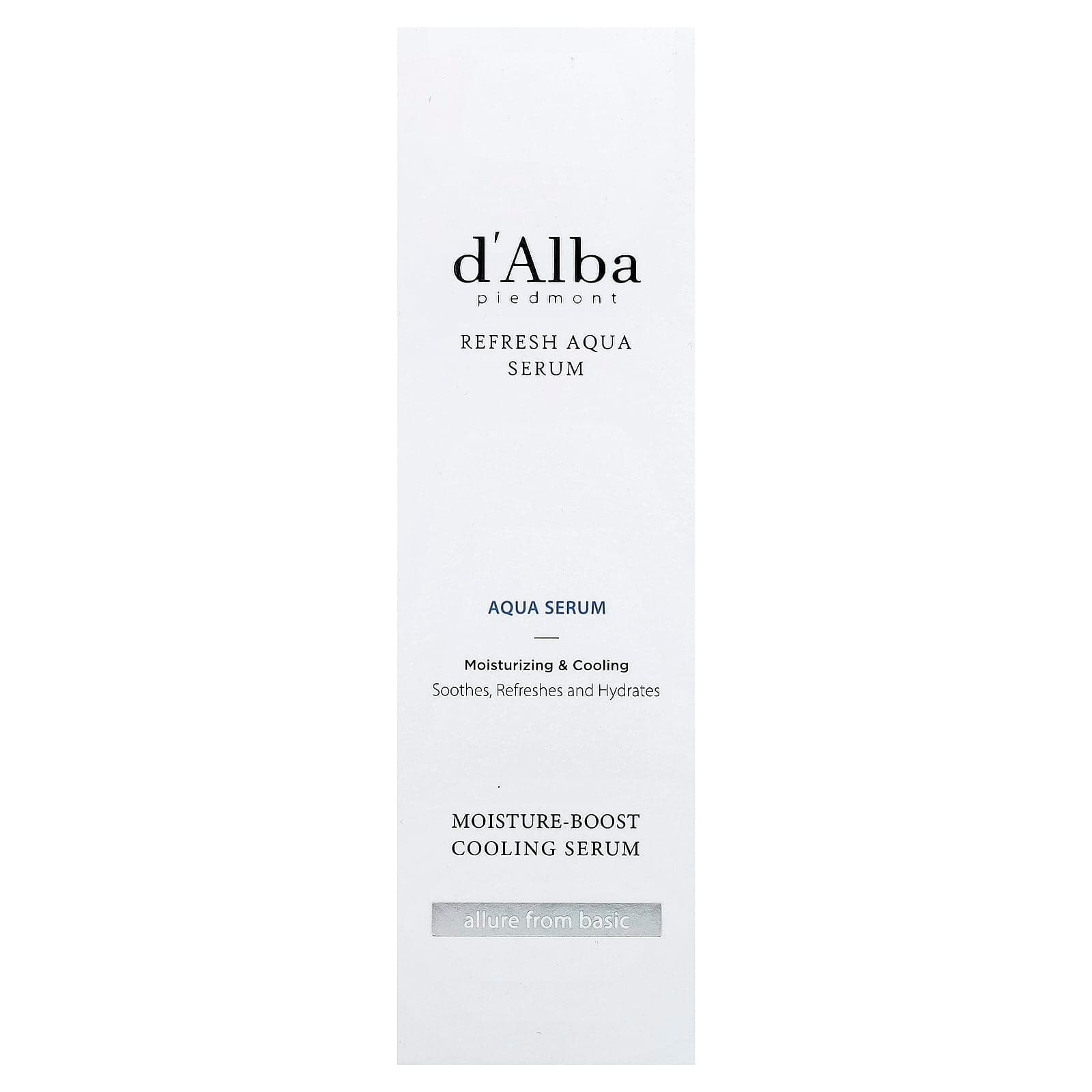 D’Alba Refresh Aqua Serum, 100 ml 2