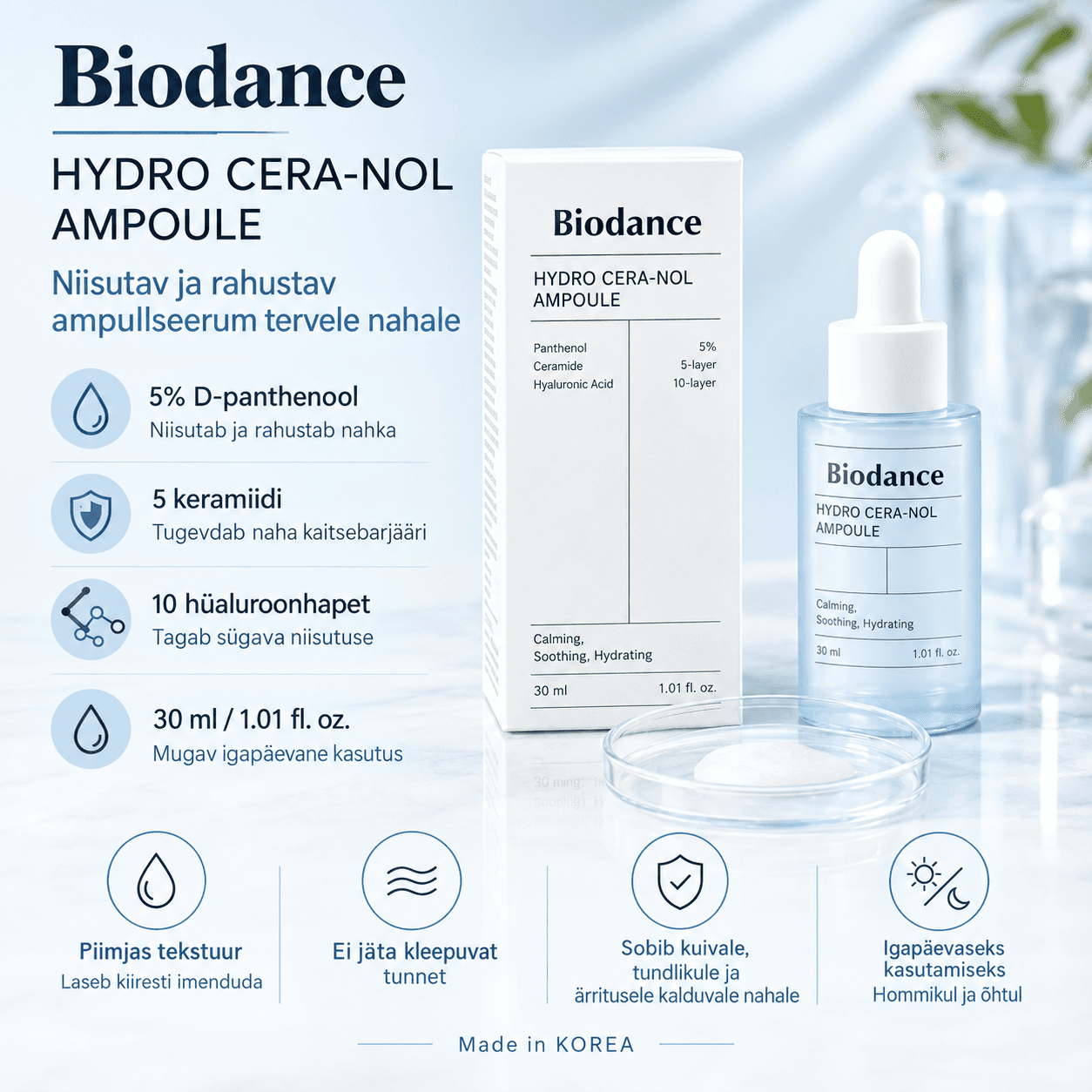 BIODANCE Hydro Cera-nol – ShopDe.ee