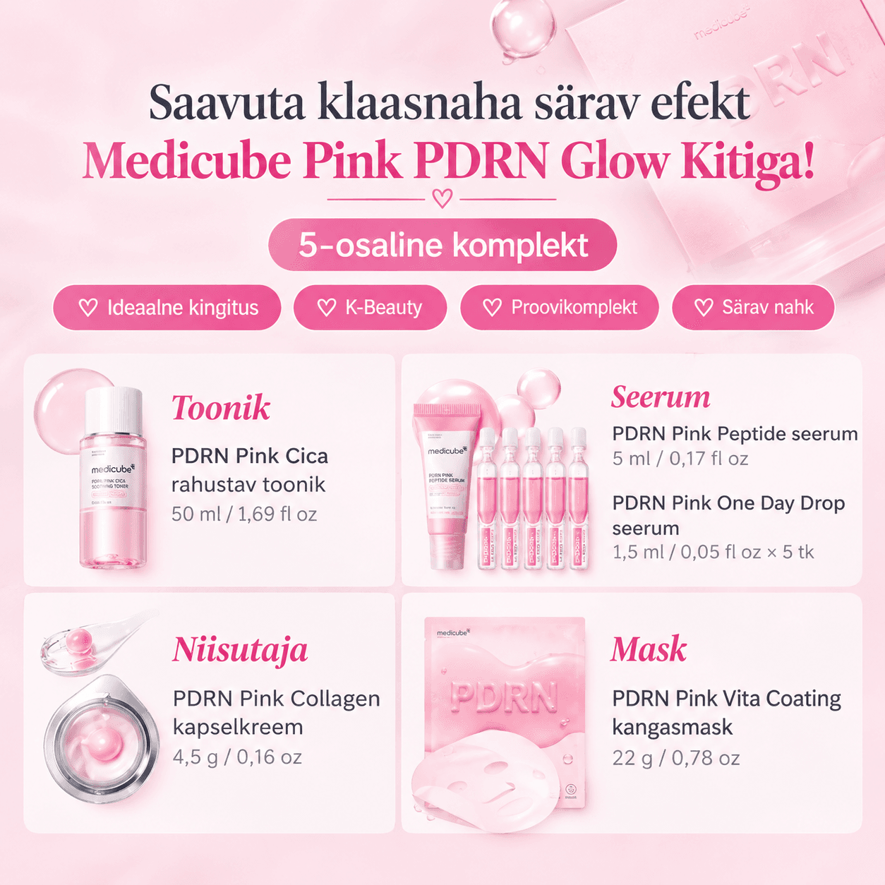 Medicube PDRN Pink Glow Kit 2