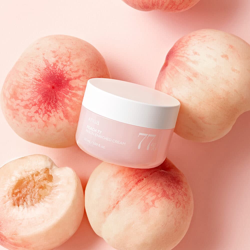 Anua Peach Peach 77% Niacin Enriched Cream – niisutav virsikuga kreem-puding naha sära jaoks – ShopDe.ee
